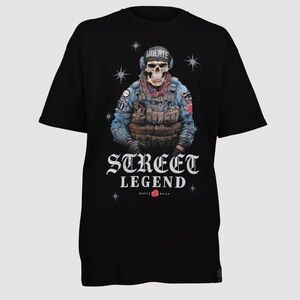 Sz Xl MENS HASTAMUERTE LLC SOLDIER BLACK TEE